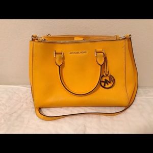 Michael Kors Medium Satchel Yellow